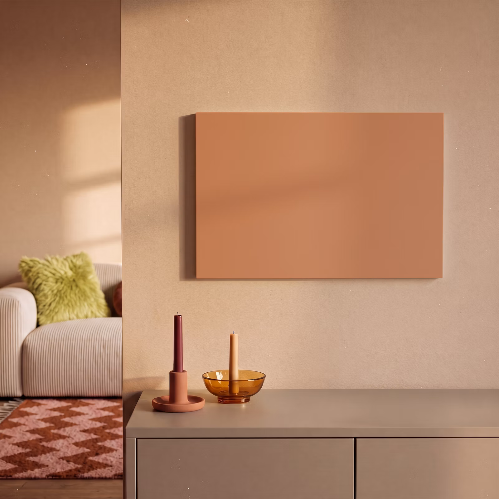 Canvas schilderij - Little - Italy - Oranje — 1