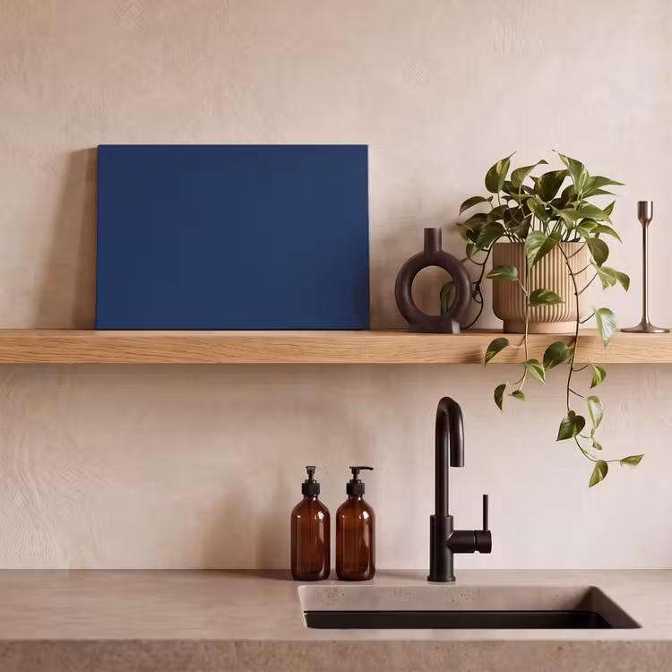 Canvas schilderij - Midnight - Navy - Blauw — 2