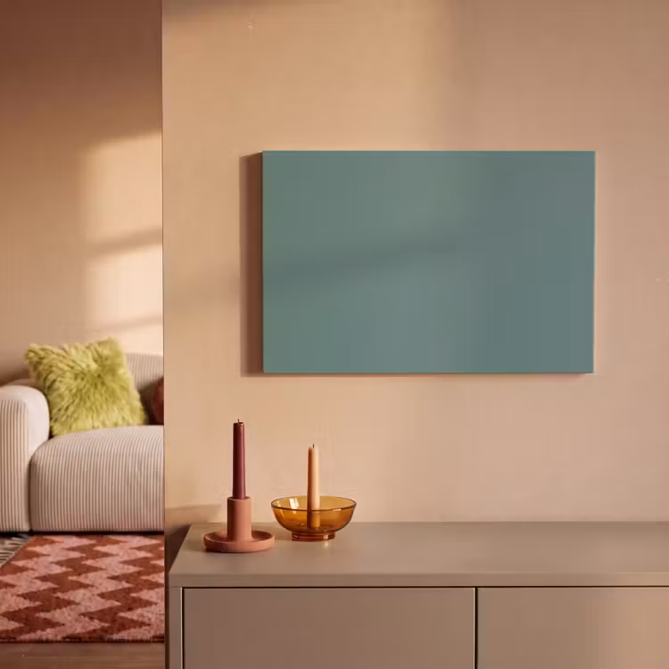 Canvas schilderij - Serene - Teal - Blauw — 1