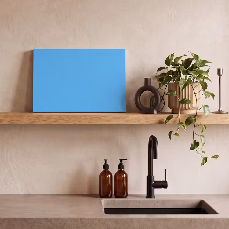 Canvas schilderij - Sky - Blue - Blauw — 2