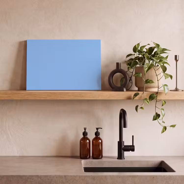 Canvas schilderij - Sky - Glow - Blauw — 2