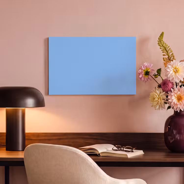 Canvas schilderij - Sky - Glow - Blauw — 3
