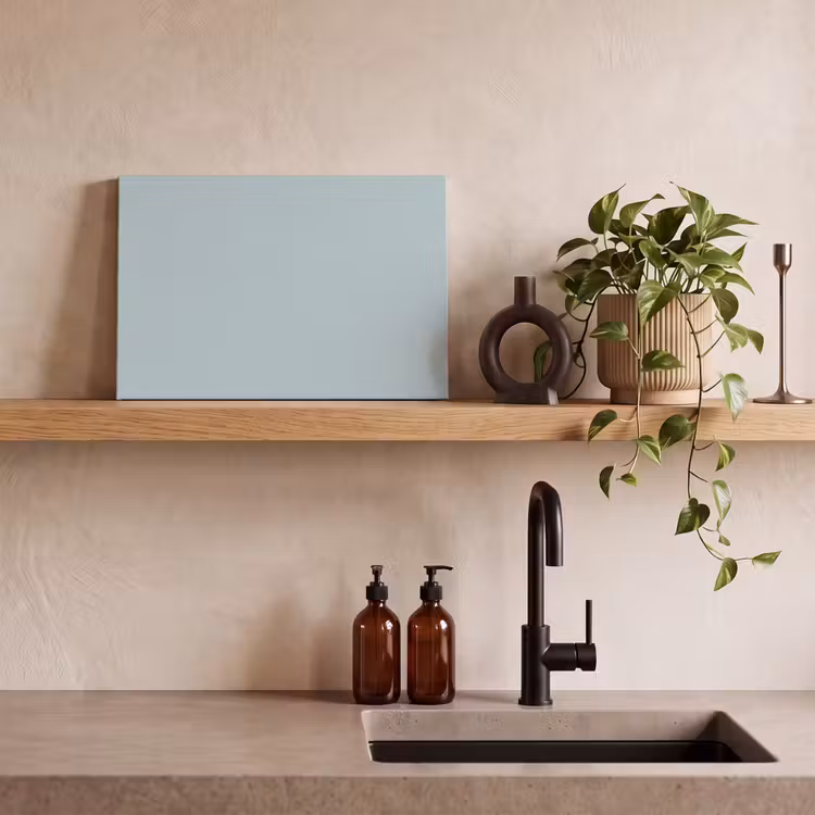 Canvas schilderij - Slate - Blue - Blauw — 2