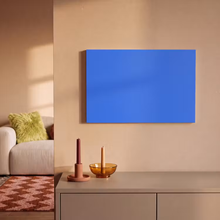 Canvas schilderij - Vivid - Cobalt - Blauw — 1