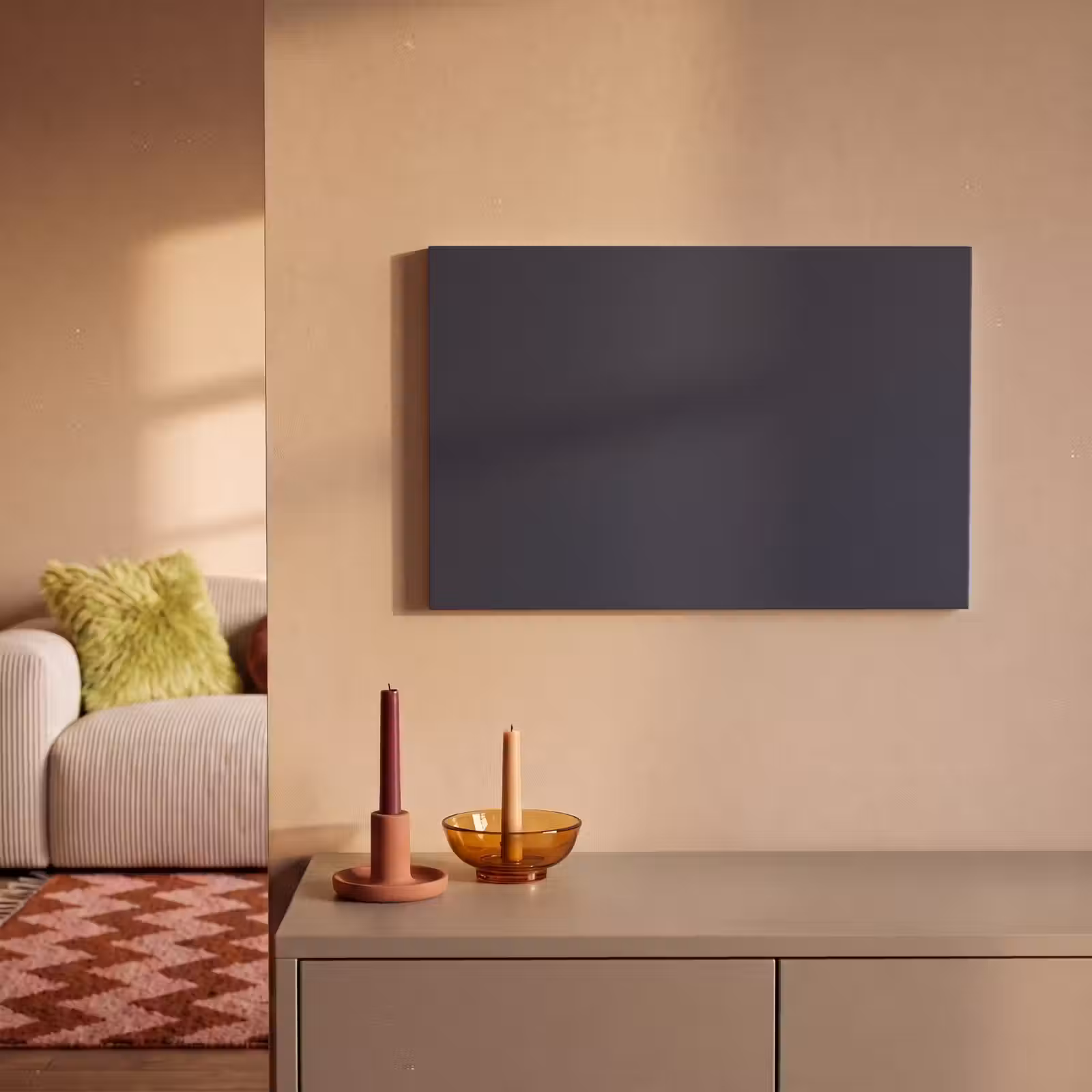 Canvas schilderij - Midnight - Swing - Blauw — 1
