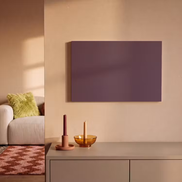 Canvas schilderij - Midnight - Plum - Paars — 1