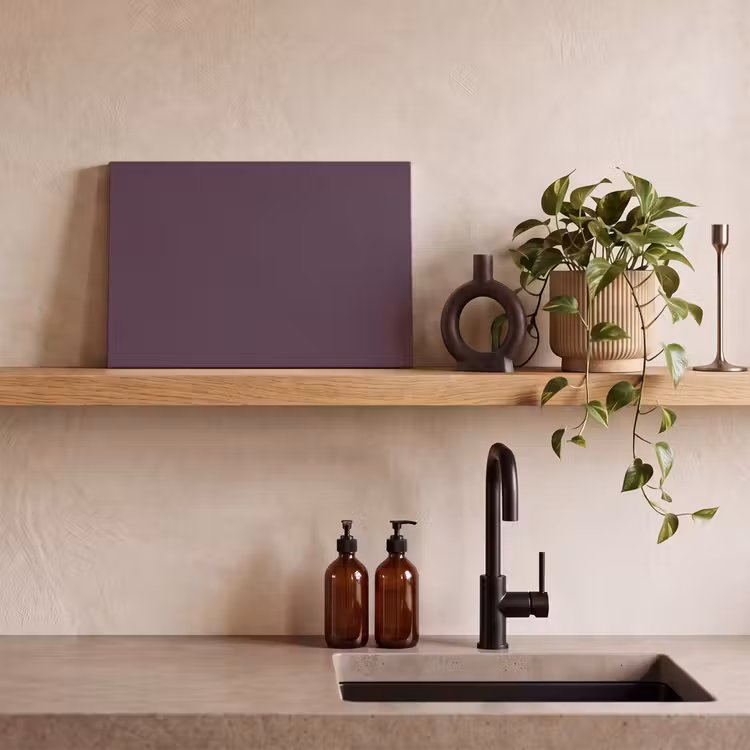 Canvas schilderij - Midnight - Plum - Paars — 2