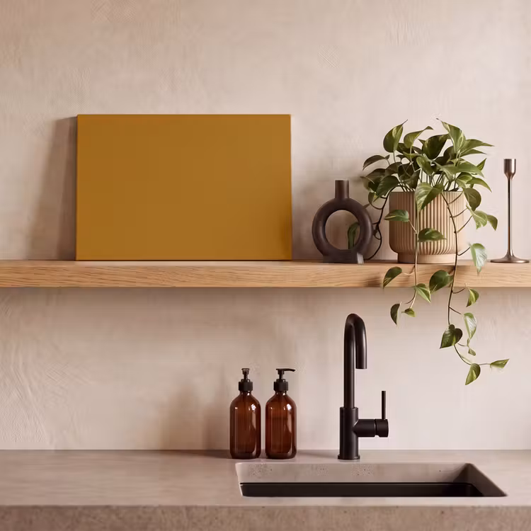 Canvas schilderij - Ocre - Gold - Geel — 2