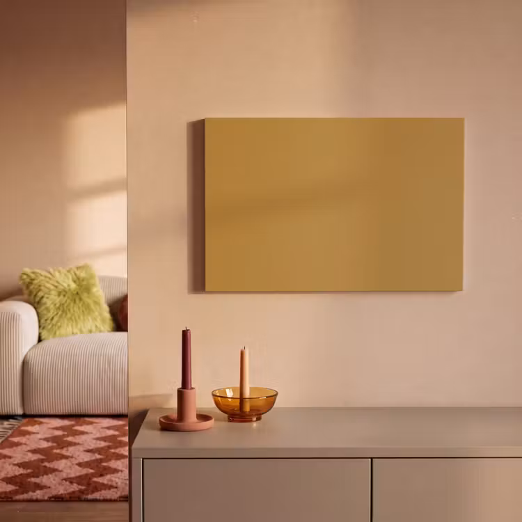Canvas schilderij - Rhythmic - Ochre - Geel — 1