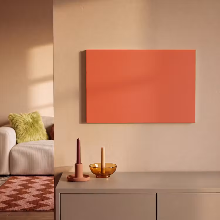 Canvas schilderij - Rustic - Clay - Oranje — 1
