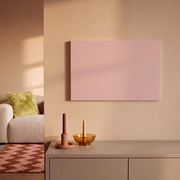 Canvas schilderij - Soft - Blush - Roze — 1