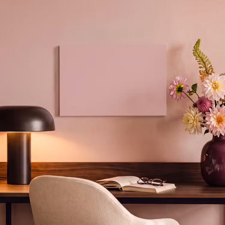 Canvas schilderij - Soft - Blush - Roze — 3