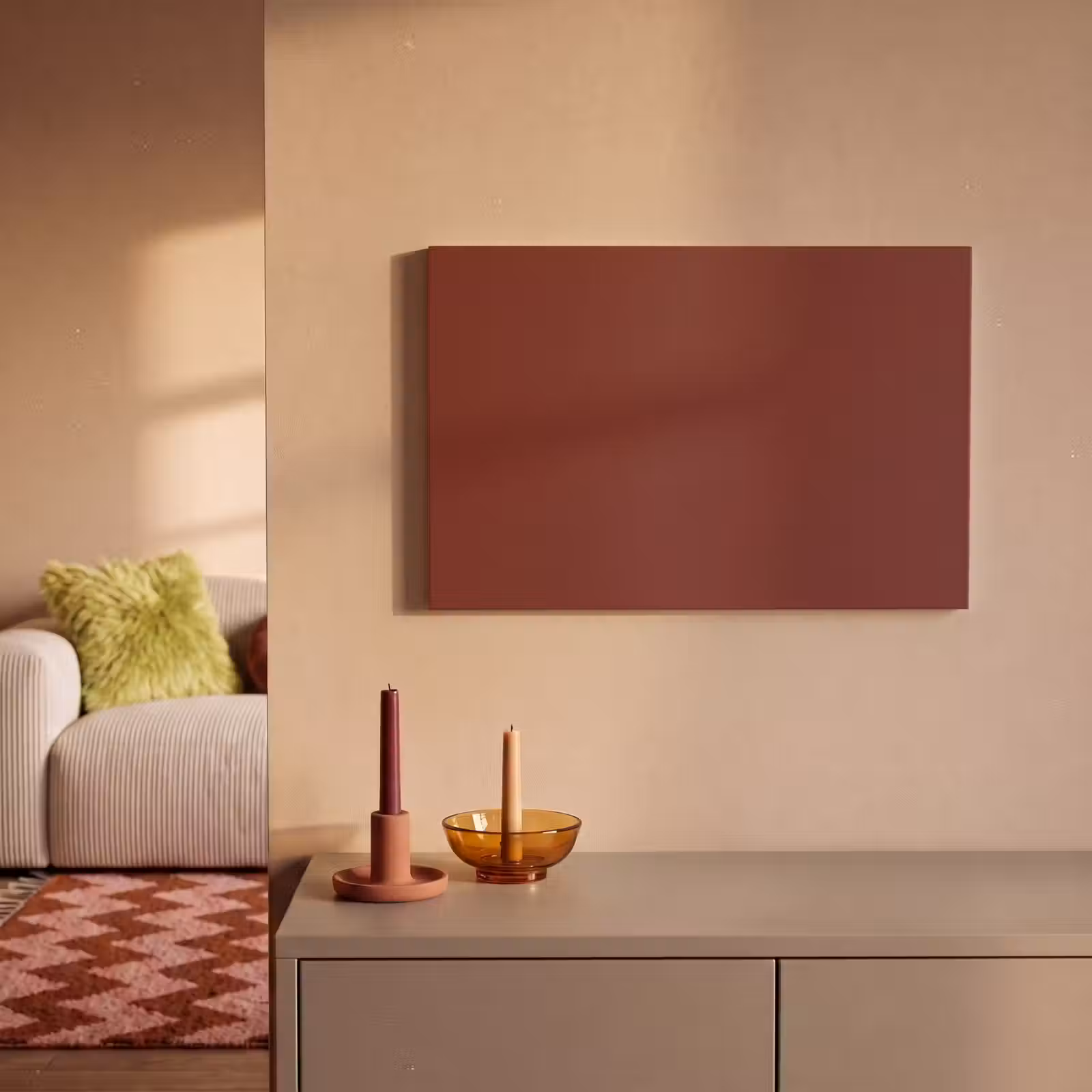 Canvas schilderij - Valentine - Velvet - Rood — 1