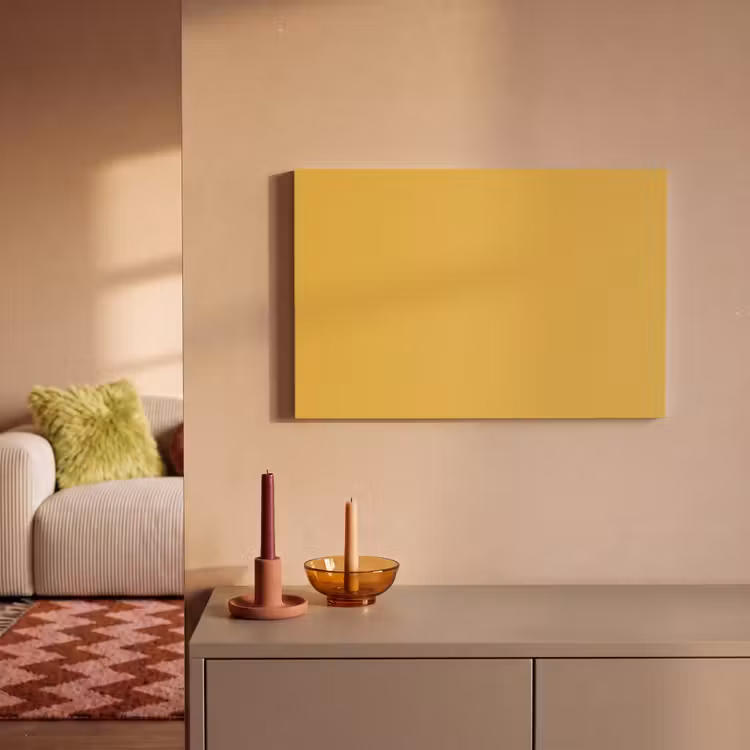 Canvas schilderij - Joyful - Mustard - Geel — 1