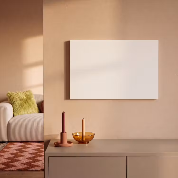Canvas schilderij - Pure - Alabaster - Wit — 1