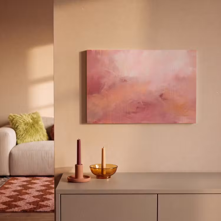 Canvas schilderij - Kunst - Vloeiend - Pastel - Abstract — 1
