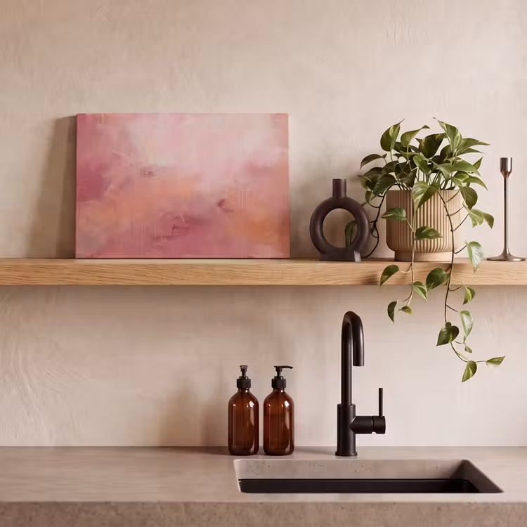 Canvas schilderij - Kunst - Vloeiend - Pastel - Abstract — 2