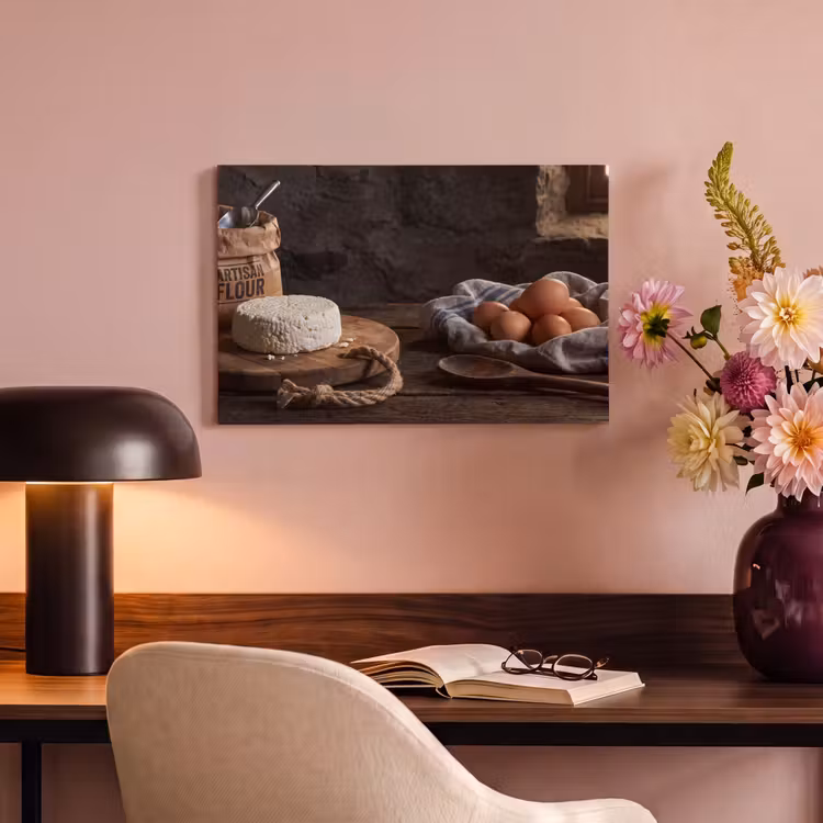 Canvas schilderij - Meel - Eieren - Eten — 3