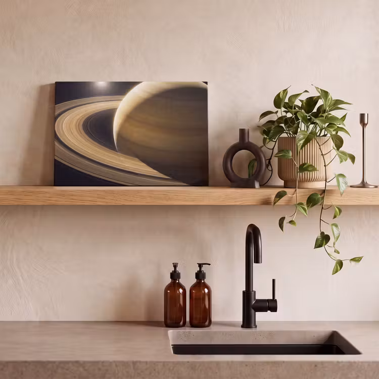 Canvas schilderij - Planeet - Ringen - Ruimte — 2