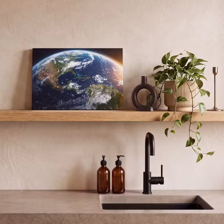 Canvas schilderij - Planeet - Ruimte - Kosmos — 2