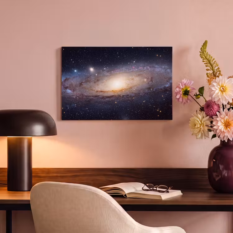 Canvas schilderij - Sterrenstelsel - Ruimte - Kosmos — 3