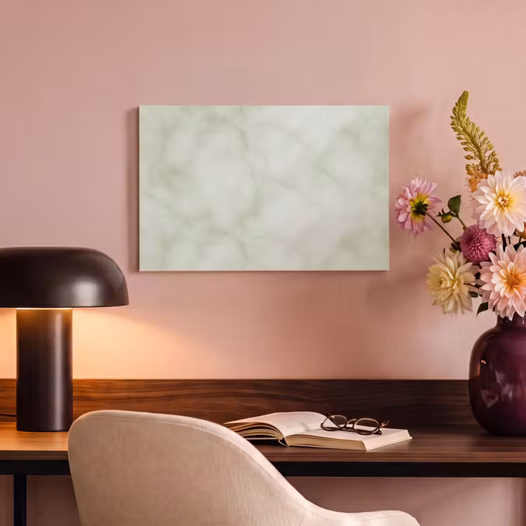 Canvas schilderij - Groen - Marmer - Aders — 3