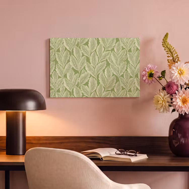 Canvas schilderij - Groen - Botanisch - Bladeren - Vintage - Patroon — 3