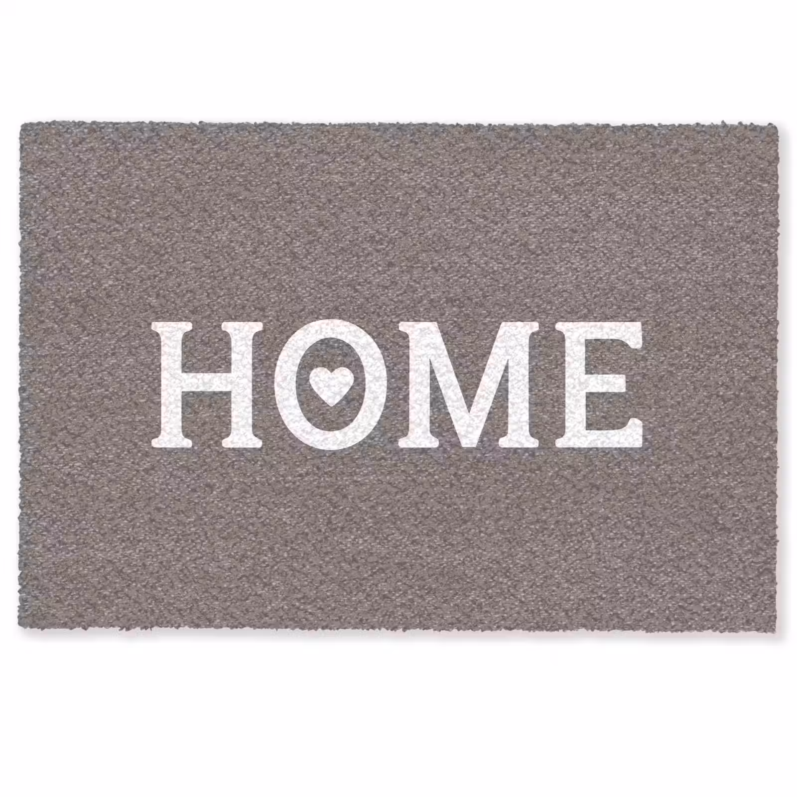 Deurmat - Home - Tekst - Taupe — 1