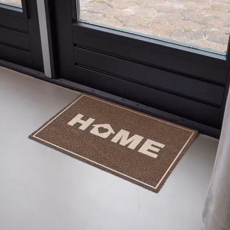 Deurmat - Home - Tekst - Bruin — 2