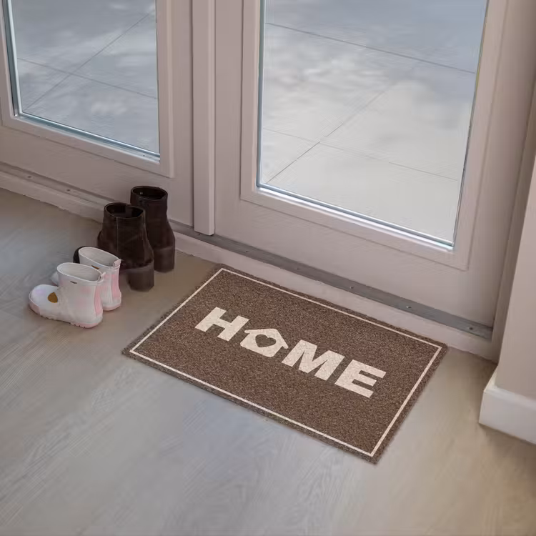 Deurmat - Home - Tekst - Bruin — 8