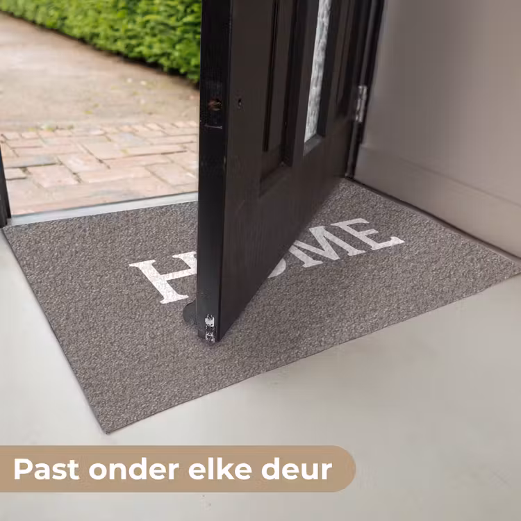 Deurmat - Home - Tekst - Taupe — 7