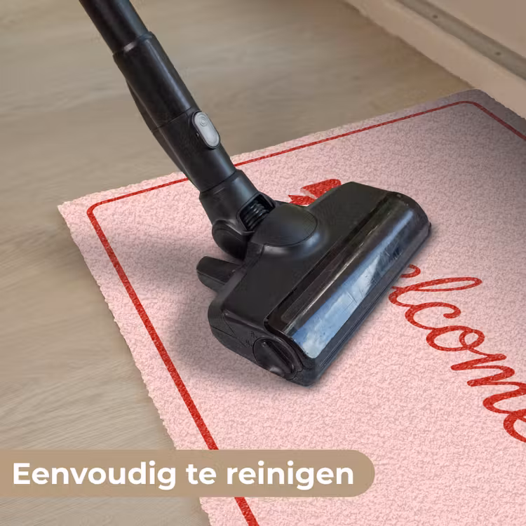 Deurmat - Welkom - Strik - Roze — 9