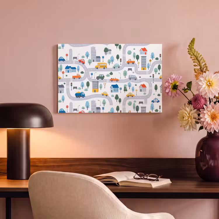 Canvas schilderij - Stad - Verkeer - Patroon — 3