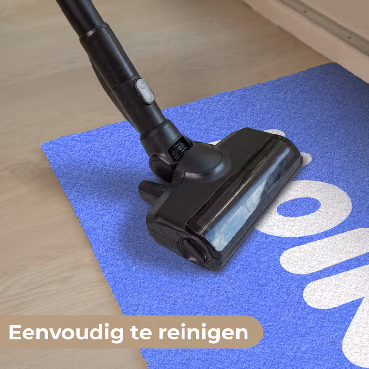 Deurmat - Quote - Blauw - Wit — 9