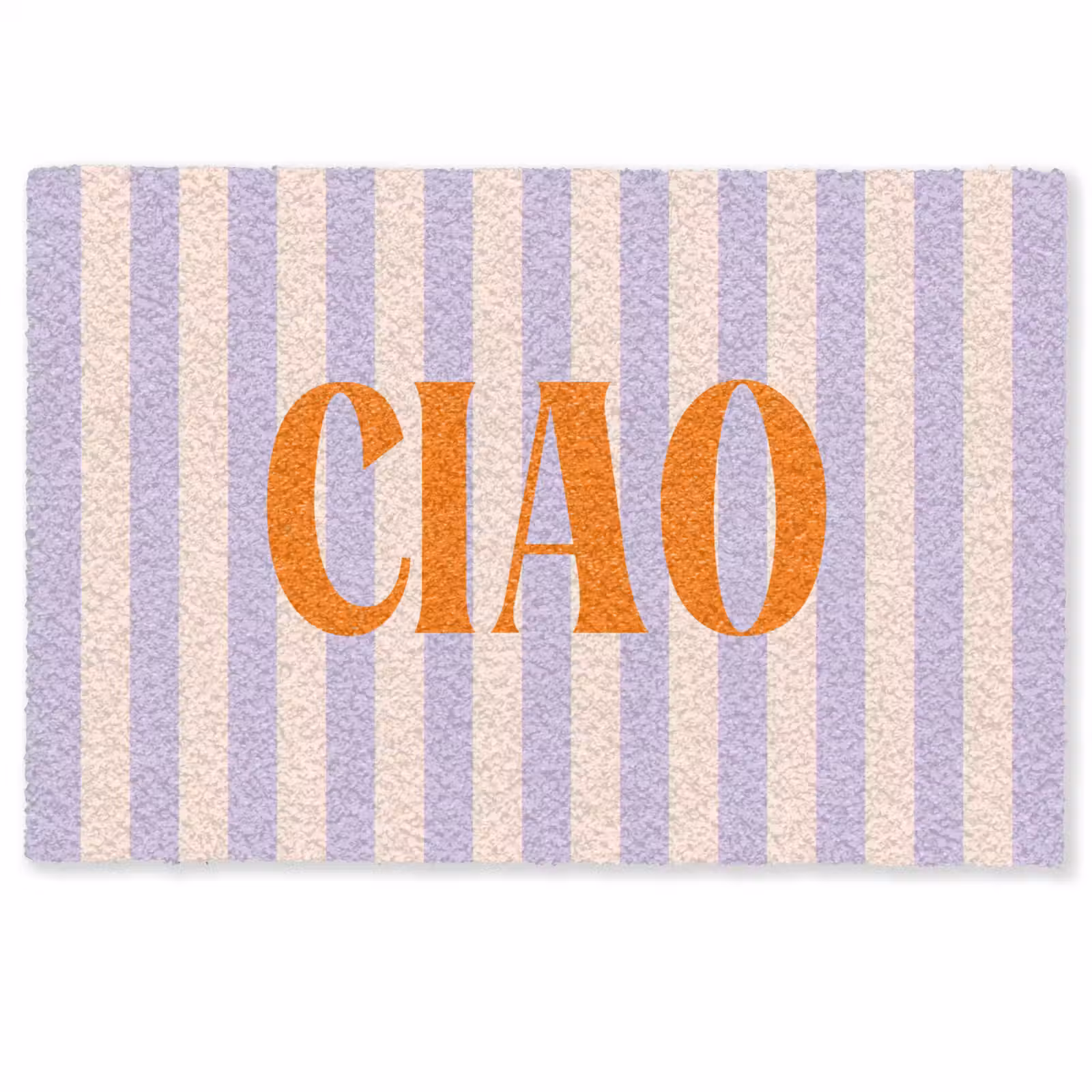 Deurmat - Ciao - Quote - Pastel - Strepen — 1