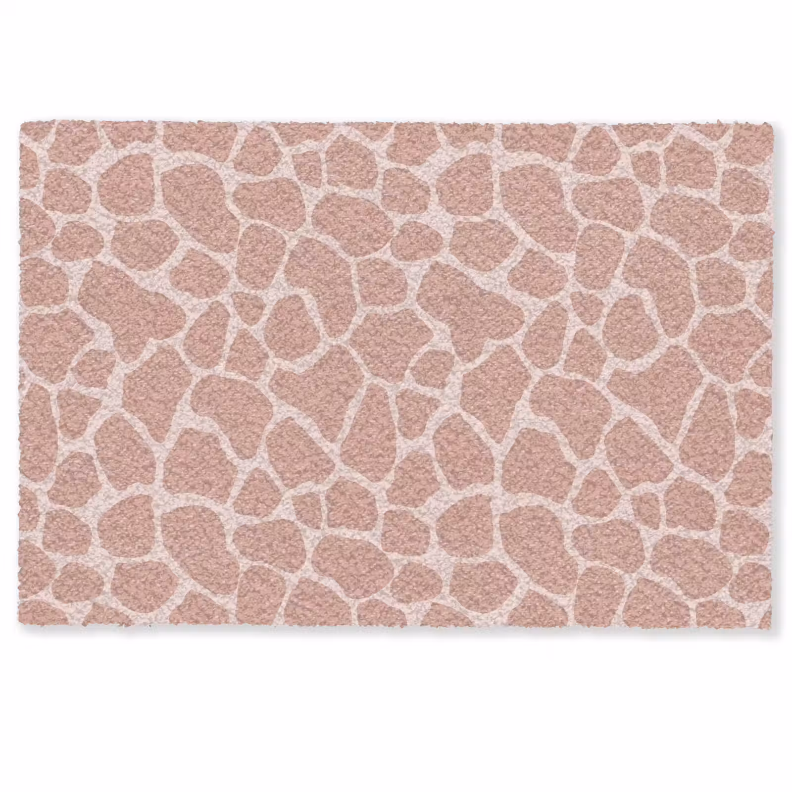 Deurmat - Giraffe - Lichtroze - Warm - Roze — 1