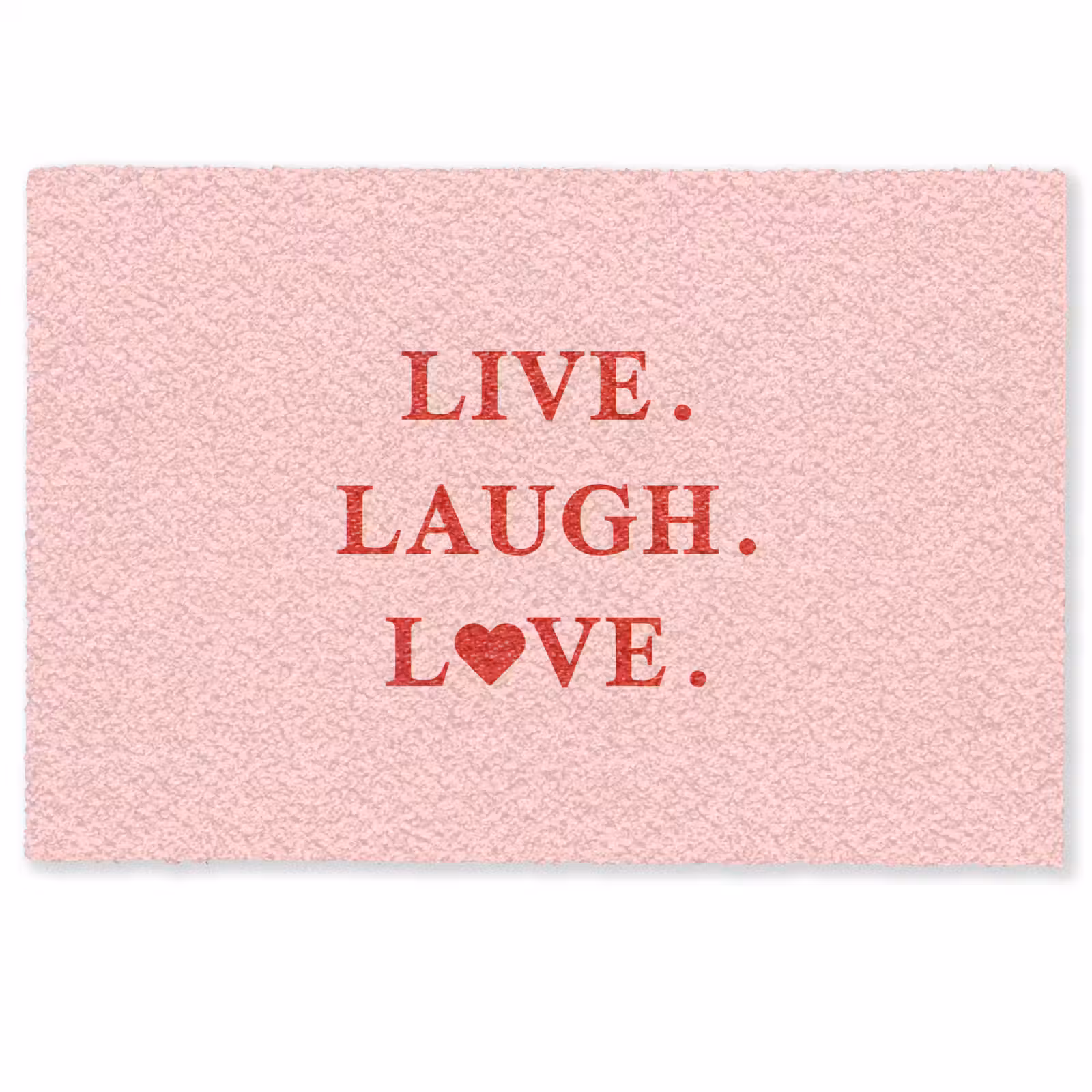 Deurmat - Quote - Love - Roze - Rood — 1