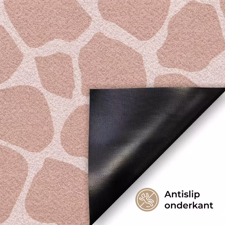 Deurmat - Giraffe - Lichtroze - Warm - Roze — 6