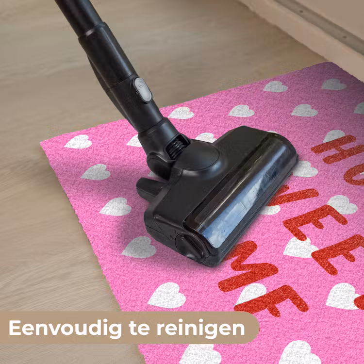 Deurmat - Home sweet home - Quote - Roze — 9