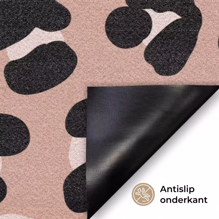 Deurmat - Luipaard - Vlekken - Beige - Roze — 6