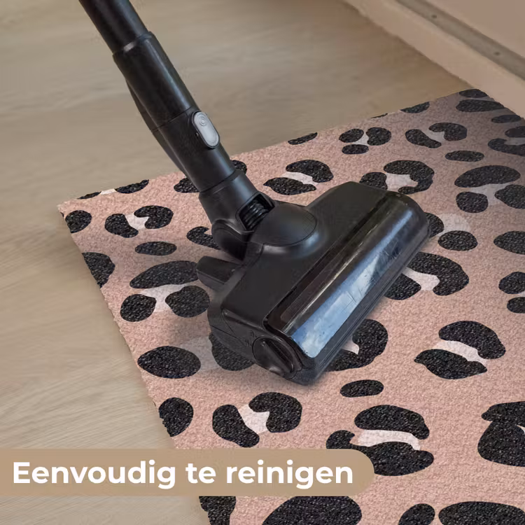 Deurmat - Luipaard - Vlekken - Beige - Roze — 9