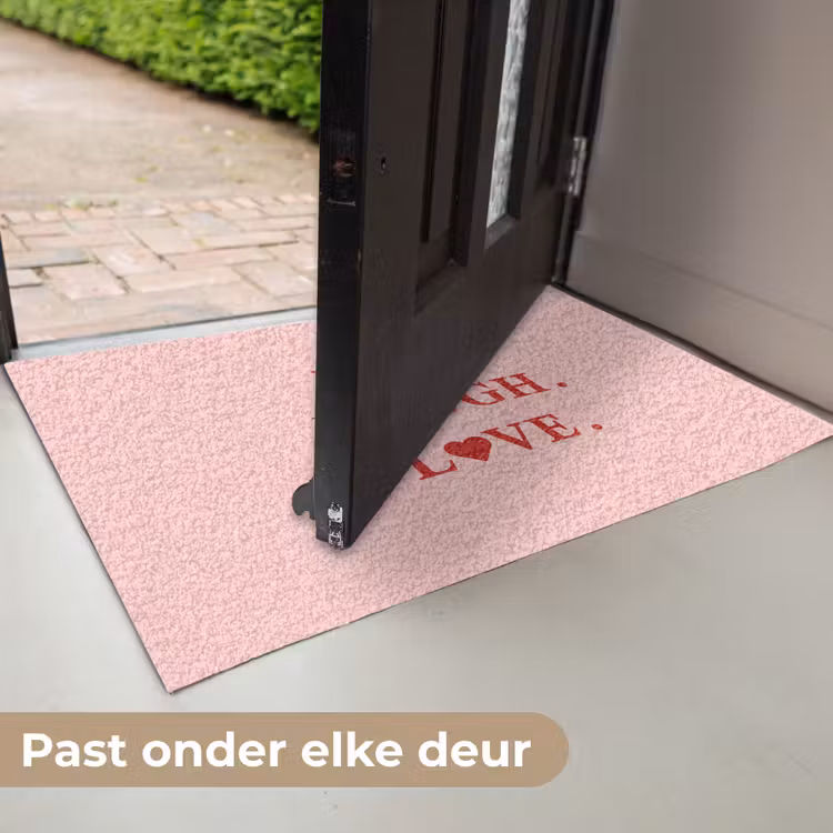 Deurmat - Quote - Love - Roze - Rood — 7