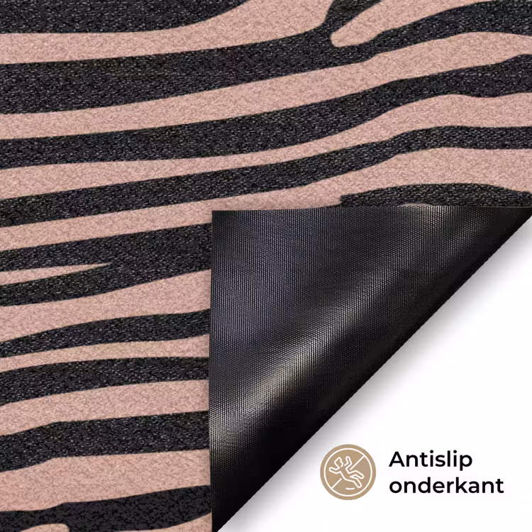 Deurmat - Strepen - Roze - Bruin — 6