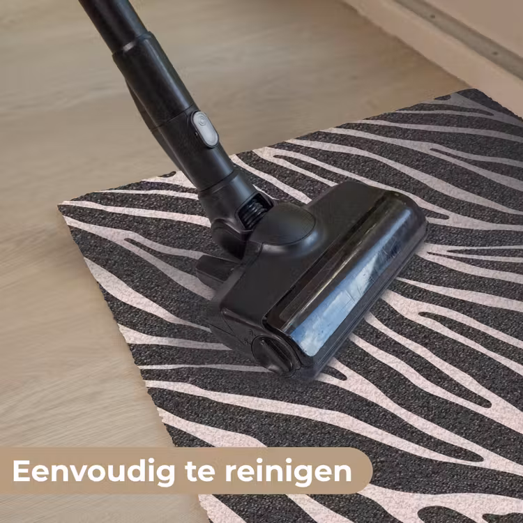 Deurmat - Zebra - Zwart - Roze — 9