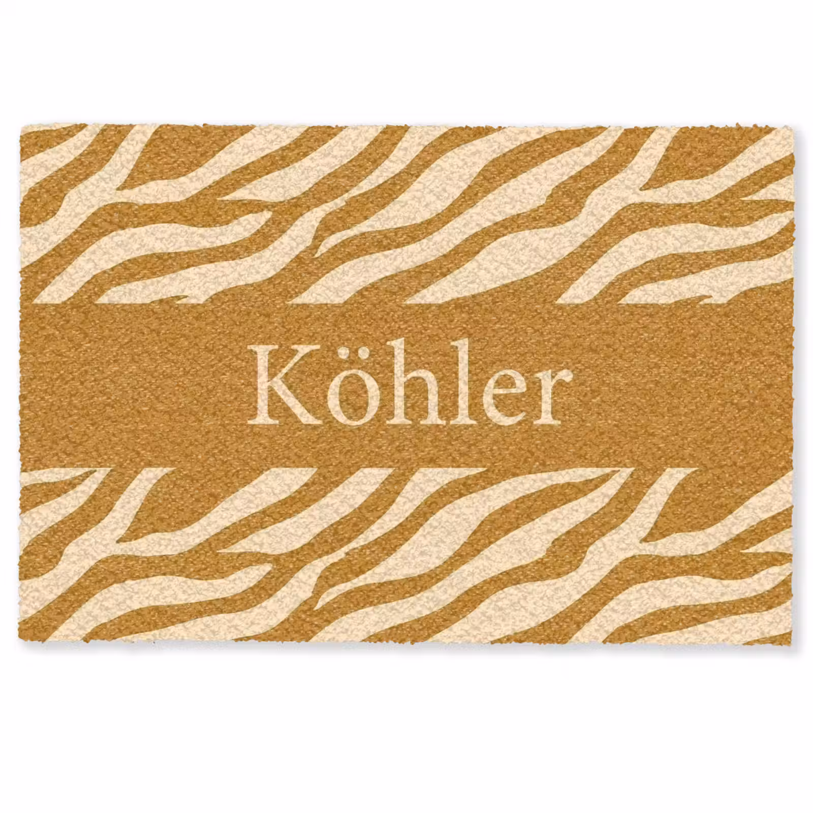 Personaliseerbare deurmat - Familie - in - Muster - Tierprint — 1
