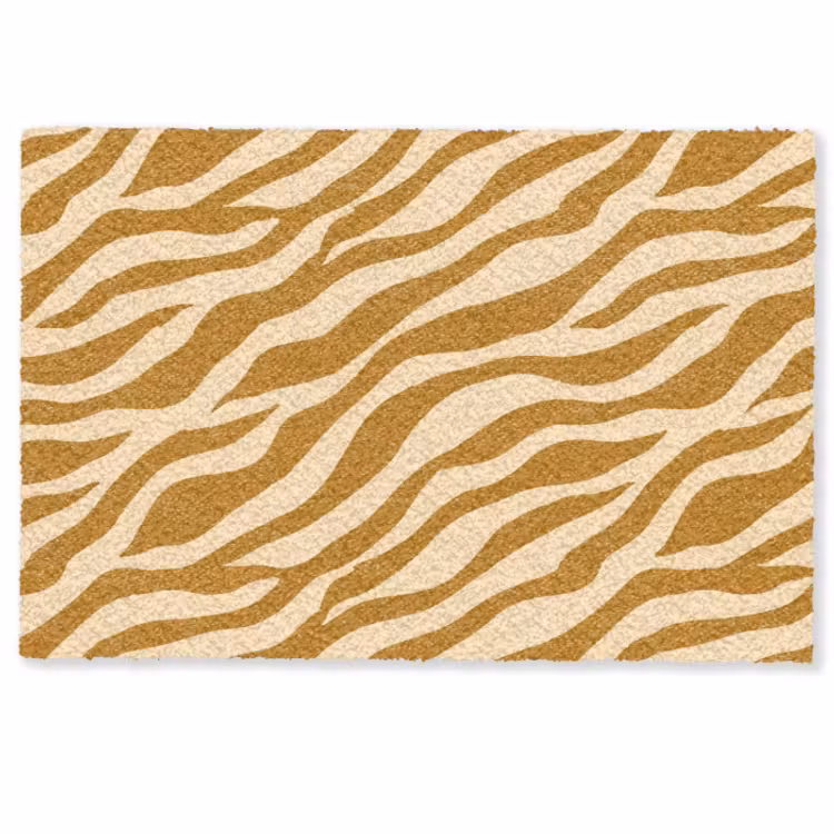 Deurmat - Patroon - Zebra - Bruin - Abstract — 1