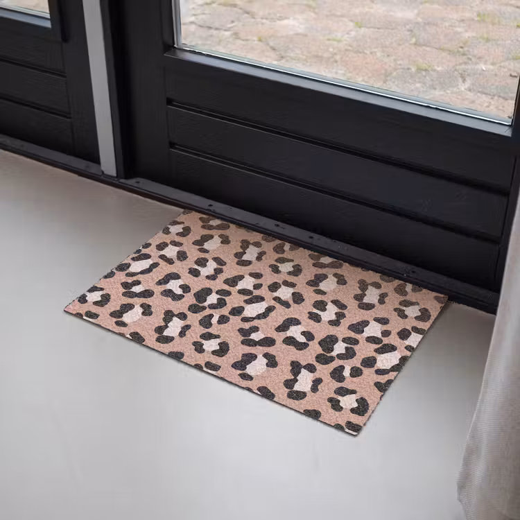 Deurmat - Terracottakleur - Onregelmatig - Luipaard — 2
