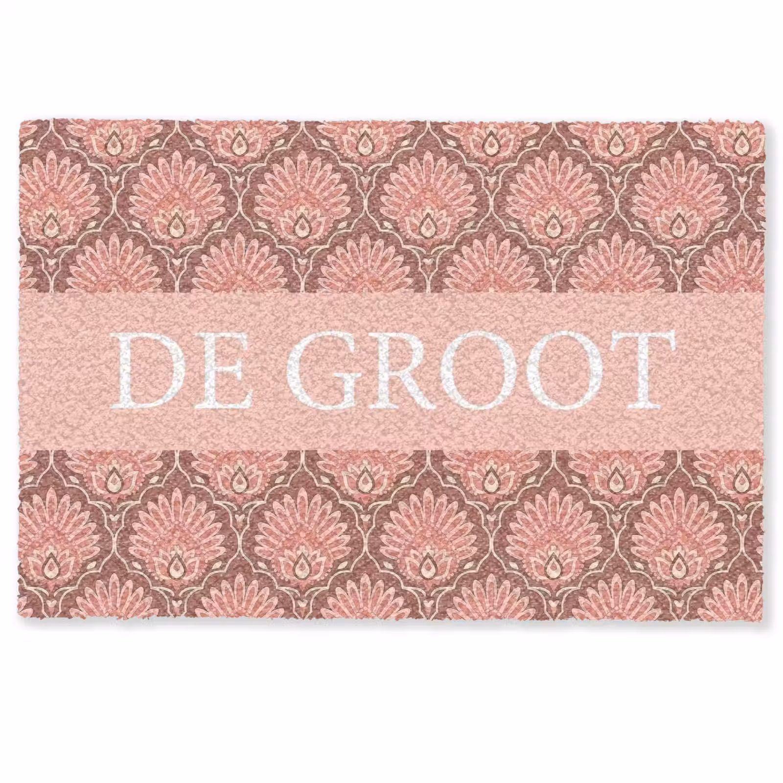 Personaliseerbare deurmat - Familie - In - Patroon - Bloem — 1