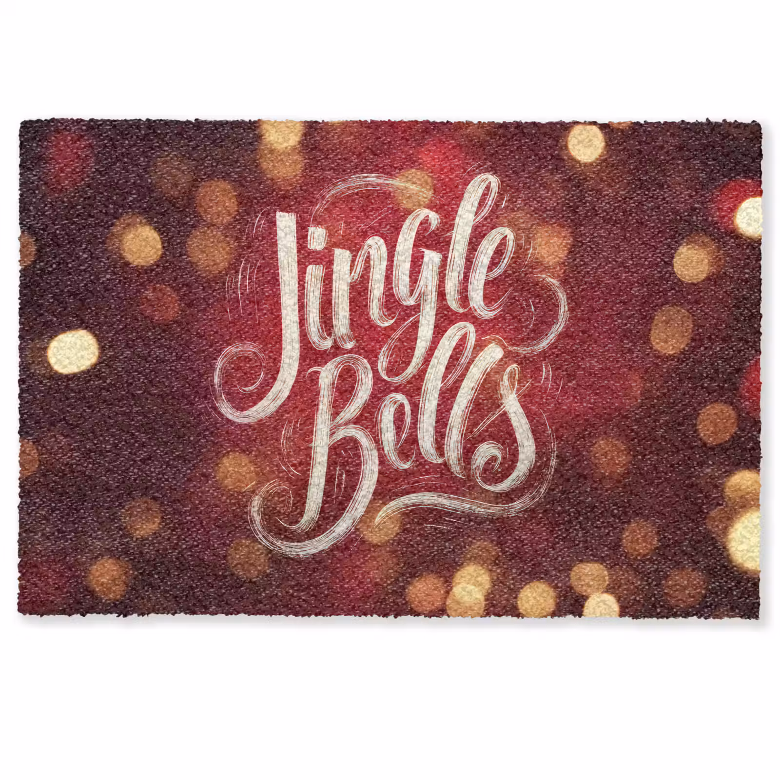 Deurmat - Jingle - Bells - Kerst - Rood — 1
