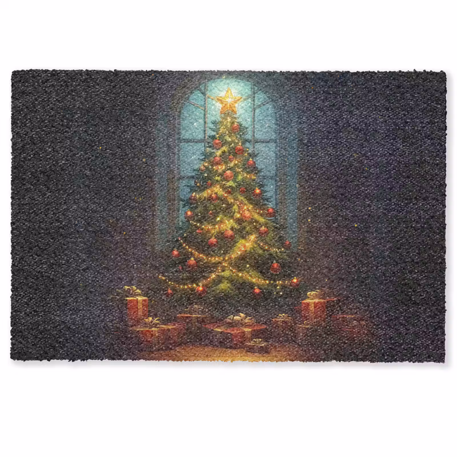 Deurmat - Kerstboom - Cadeau - Kerst - Winter — 1